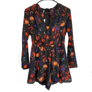 GB Floral tie-Back Romper